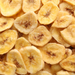 banana chips con zucche di canna grezzo