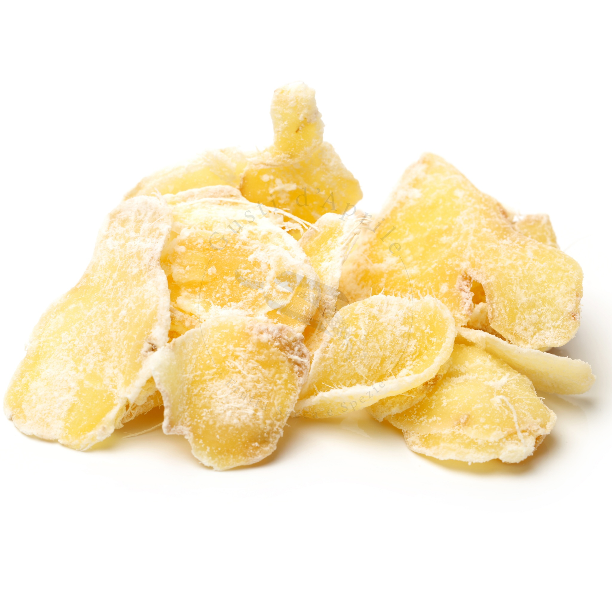 Zenzero Disidratato a Cubetti da 1kg - con zucchero di canna - ginger di  prima qualità - frutta disidratata - candita - senza zucchero  cristallizzato